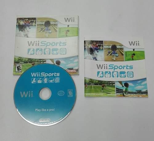 Wii Sport Cd Nintendo Wii Completo 100% Original