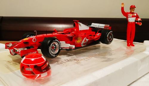 Carro F1 A Escala Edición Limitada Ferrari Schumacher J