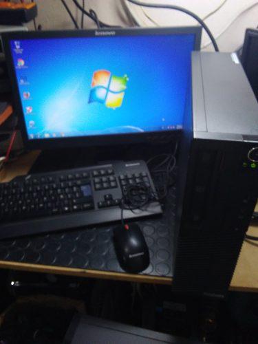 Cpu Lenovo M71e Core I3+monitor Teclado Mouse + Impresora