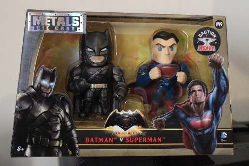 Figuras Batman V Superman Metals Die Cast Twin Pack