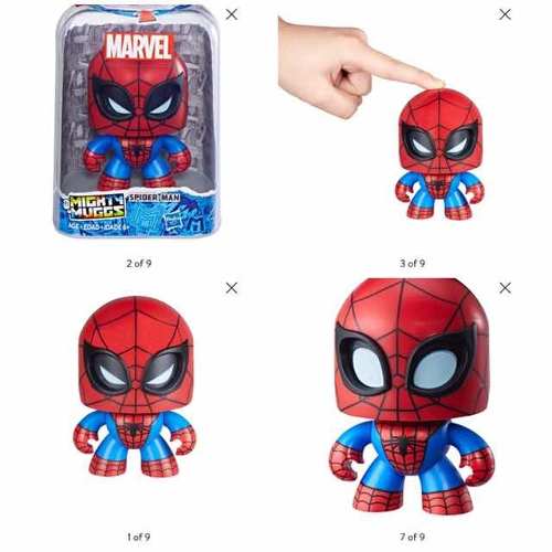 Migrty Muggs Spidermam Iron Man Original Hasbro Figura