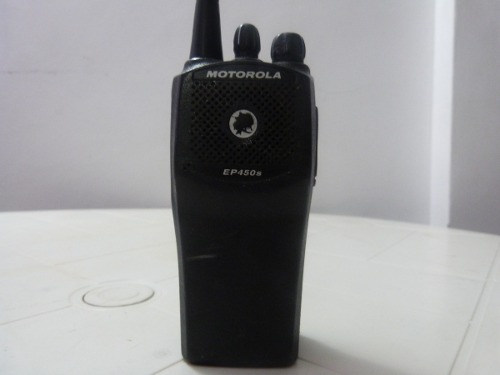 Radio Ep 450s Motorola Con Antena,batería Y Cargador