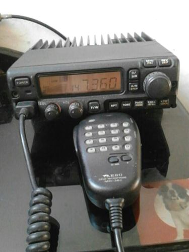 Radio Vhf Ft m Yaesu Con Antena Y Medidor Roe