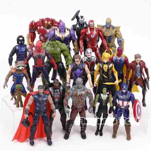 Set De 20 Figuras Vengadores Infinity War Articulado cm