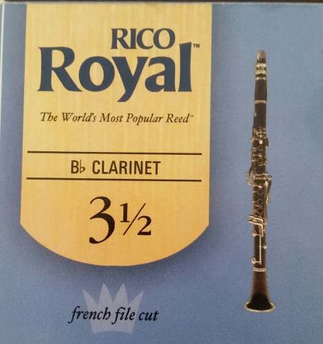 Cañas De Clarinete Numero 3 Y Medio Marcas Rico Royal