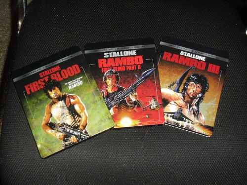 Rambo Trilogia 4k Ultra Hd + Blu-ray