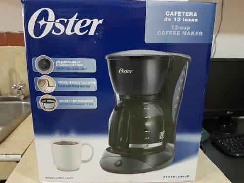 Cafetera Electrica 12 Tazas Oster Negra