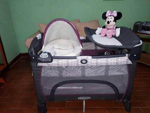 Corral Cuna Para Niña Marca Graco Como Nuevo