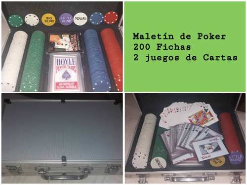 Fichas De Pocker Con Maletin De 200 Fichas