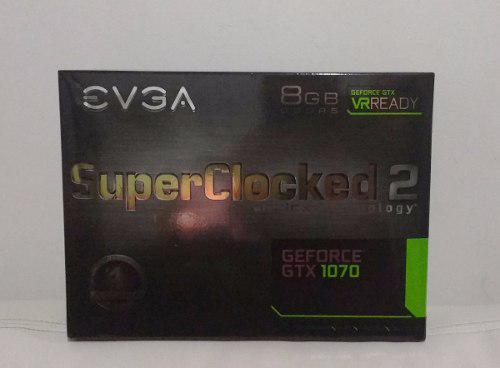 Tarjeta De Video Geforce Gtx 1070 Evga Sc 2