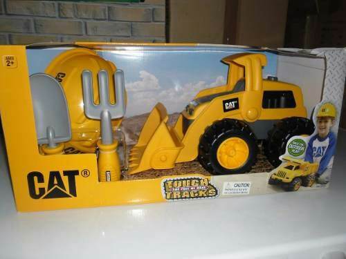 Máquina Con Casco Y Herramientas Cat Caterpillar Nuevo!