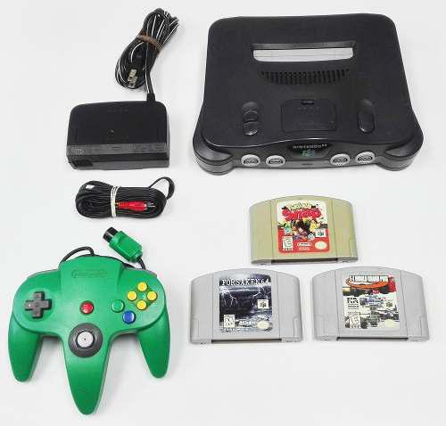 Nintendo 64 N64 Completo Con Tres Juegos 100% Ok