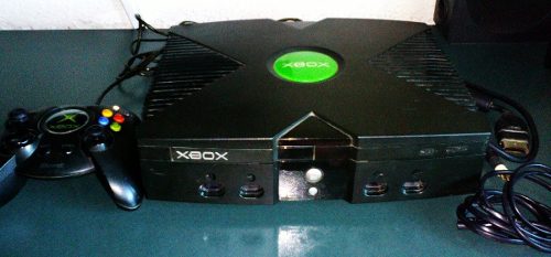 Xbox Clasica V1.6 + 3 Controles Originales Para Reparar