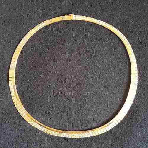 Collar Gargantilla Cadena Oro 18k 750