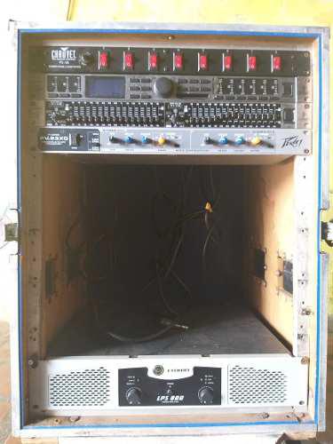 Rack Amplificador Crown Lps 800 Ecualizador Crsossover