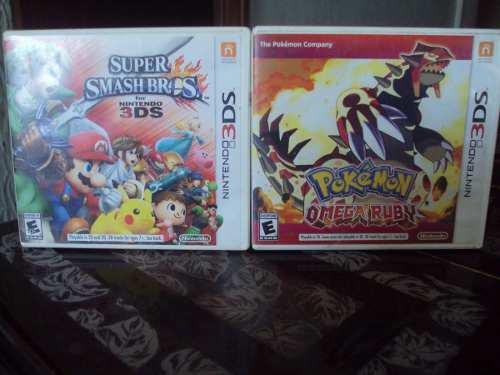 Juegos 3ds Pokemon Omega Ruby Y Smash Bros