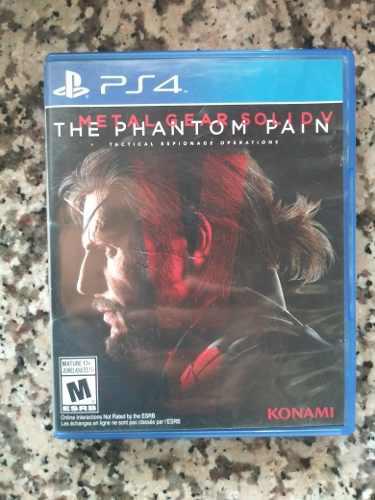 Metal Gear Solid V Ps4, Usado Como Nuevo