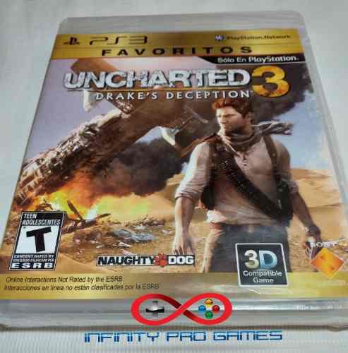 Juego Fisico Uncharted 3 Original Nuevo Sellado Garantia