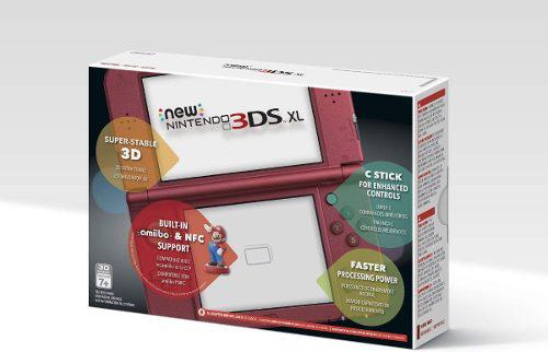 New Nintendo 3 Ds Xl Rojo Casi Nuevo