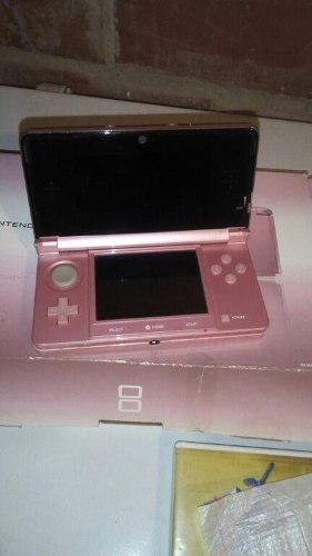 Nintendo 3ds Rosa + Un Juego Original Como Nuevo