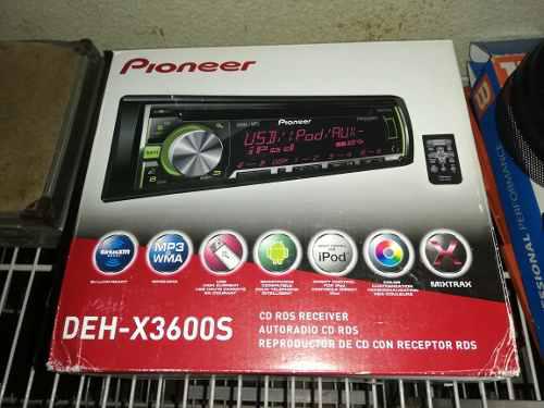 Reproductor Pioneer Mixtrax Deh-x3600s