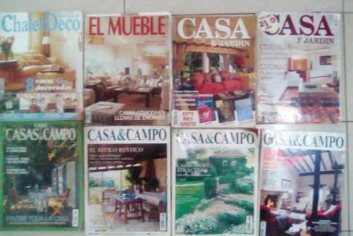 Combo De 8 Revistas Casa Y Campos, Casa Y Jardin Y Otras