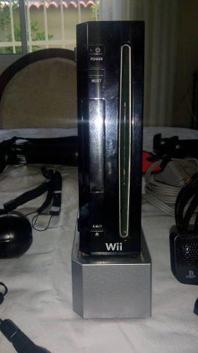 Consola Nintendo Wii Black Original + Accesorios + 5 Juegos