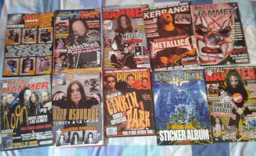 Lote De Revistas (heavy Rock, Metal Hammer, Kerrang)