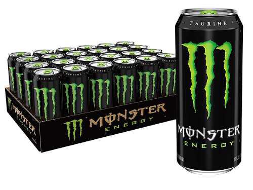 Bebiba Monster Energy Drink, Verde, Original 16oz