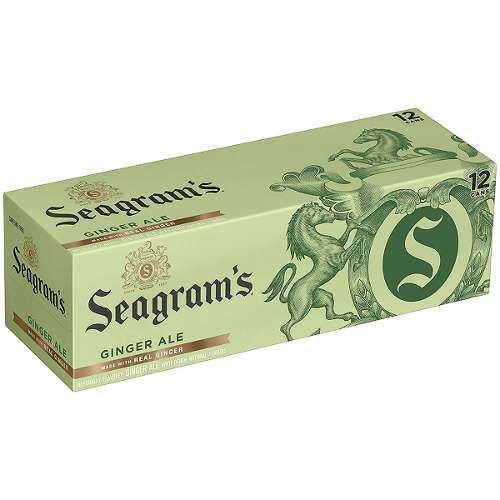 Bebida Importada Ginger Ale Seagram's Refresco De Gengibre