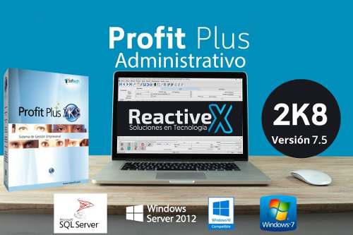 Sistema Profit Plus 2k8 Administrativo Nomina Contabilidad