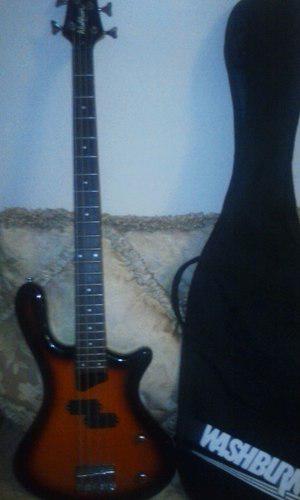 Bajo 4 Cuerdas Washburn + Amplificador