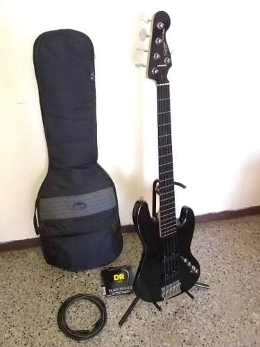 Bajo Electrico Jazz Bass Fender Squier Deluxe 5 Cuerdas