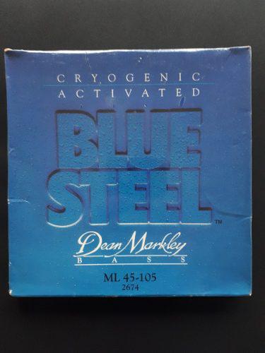 Cuerdas Dean Markley Blue Steel 0.45 Para Bajo