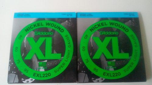 Cuerdas Para Bajo (4) D'addario Xl