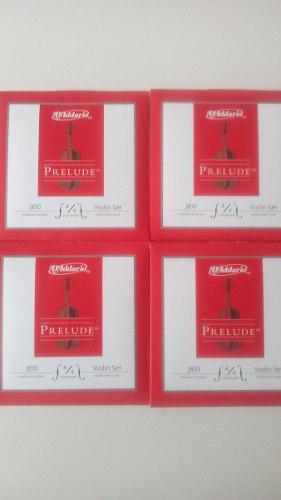 Cuerdas Para Violin 4/4 D'addario Prelude J810