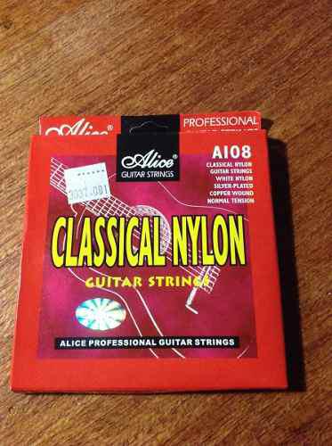 Cuerdas (set) De Guitarra Clasica O Acustica Marca Alice