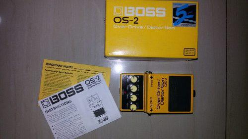 Overdrive/ Distortion Marca Boss Modelo Os-2