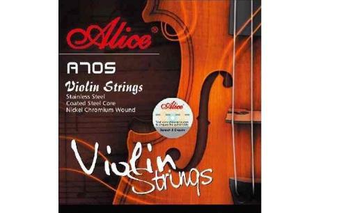 Set De Cuerdas Para Violin Alice A705