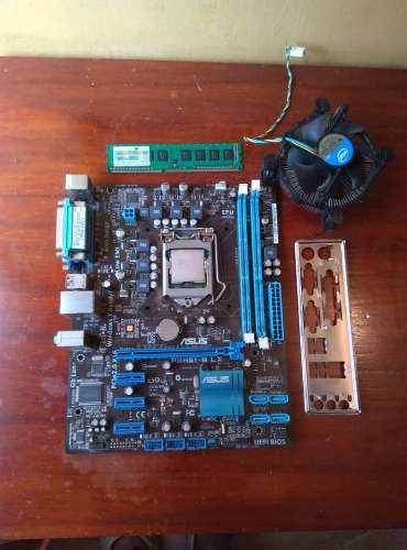 Tarjeta Madre Asus + Procesador Intel I5 + 4 Gb Ram Ddr3