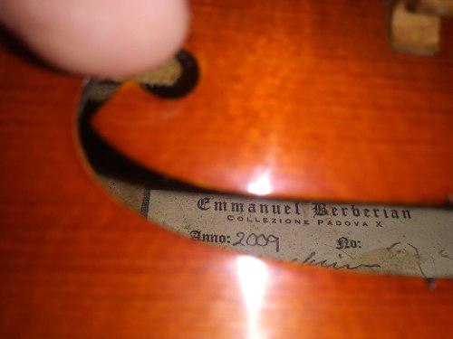 Violin Emmanuel Berberian 4/4