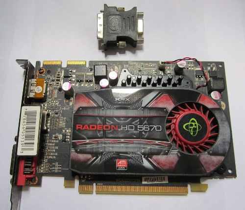 Tarjeta De Video Radeon Hd 5670 1 Gb Ddr5 Hdmi Pci-e