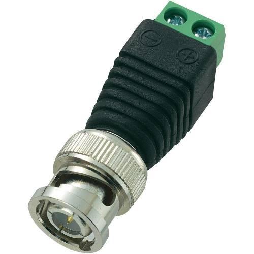 Conector Bnc Macho Utp Atornillable Video Balun Camara Cctv