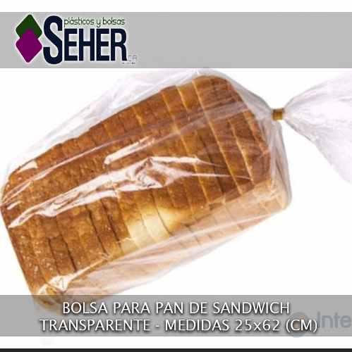 Bolsas Pan De Sandwich Medida 25x62 (somos Fabricantes)