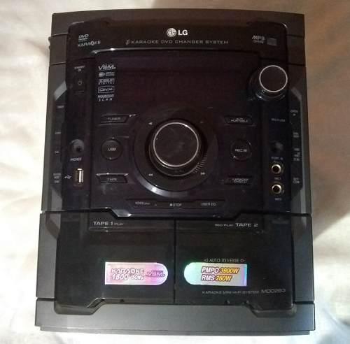 Equipo De Sonido Lg Cd Karaoke Mdd263 Usb 260 W Rms