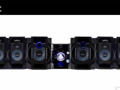 Equipo De Sonido Panasonic 4 Cornetas 2 Bajos