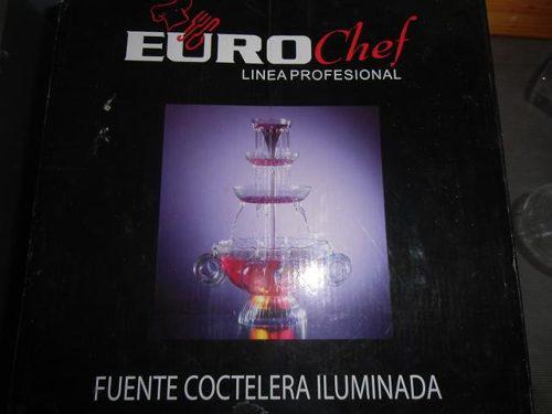 Fuente Coctelera Eurochef Linea Profesional Iluminada