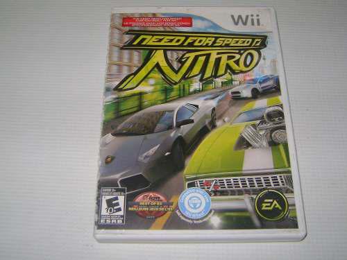Juego Original De Nintendo Wii Need For Speed Nitro