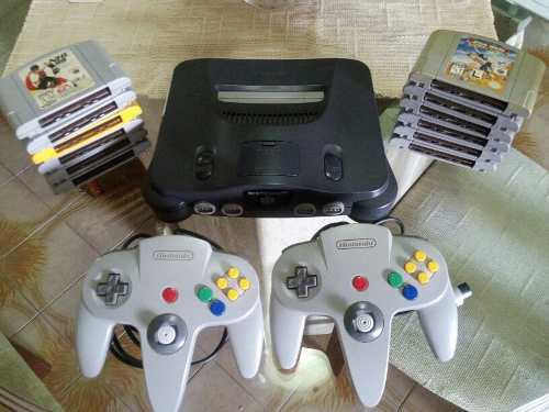 Nintendo 64 + 2 Controles + 12 Juegos