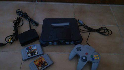 Nintendo 64 + 2 Juegos +1 Control